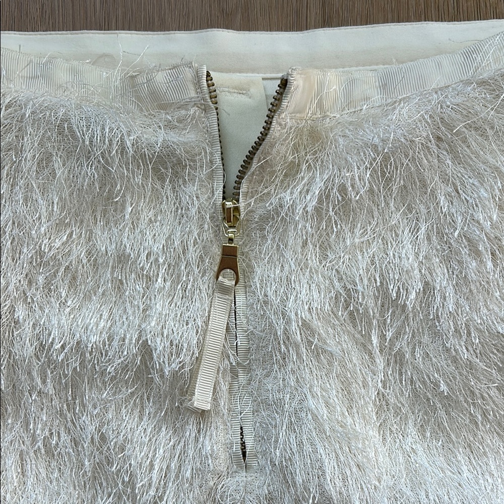 Off-White Fringe Mini Skirt - Picture 3 of 4